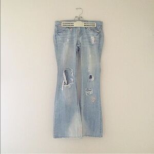 Abercrombie & Fitch Light Blue Boot Cut Jeans